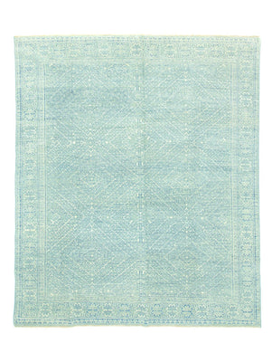 Designer Rug - 301 x 258 cm - light blue