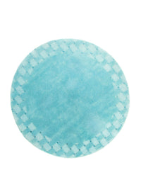 Nepal Rug round  - 151 x 151 cm - light blue