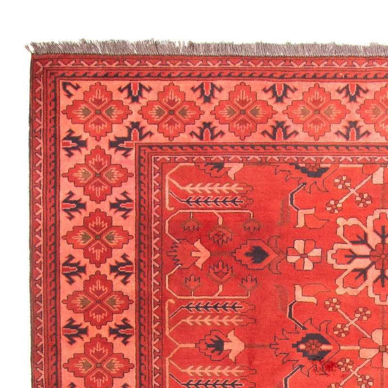 Afghan Rug - Hatschlu - 296 x 210 cm - dark red