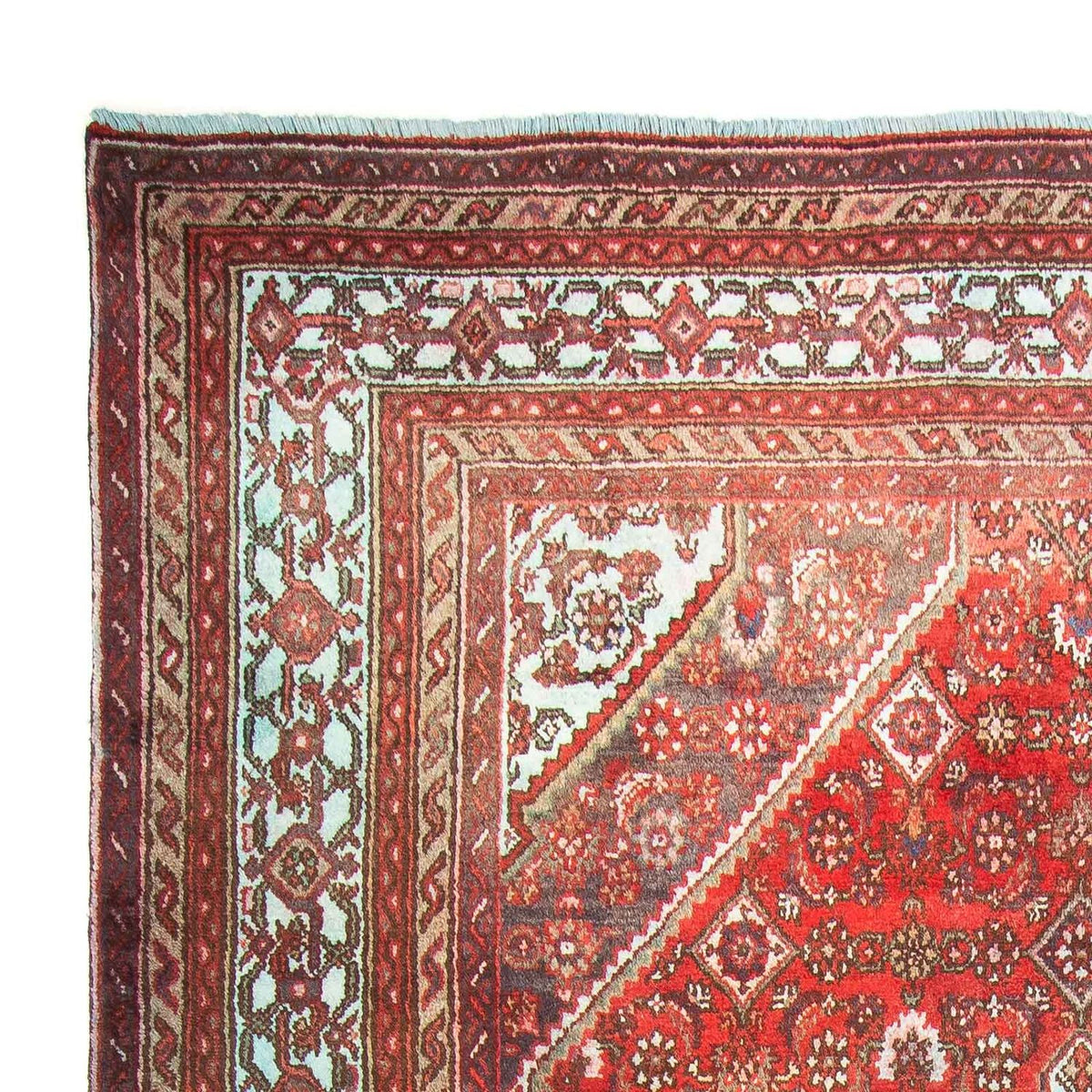 Perser Rug - Nomadic square  - 313 x 305 cm - dark red