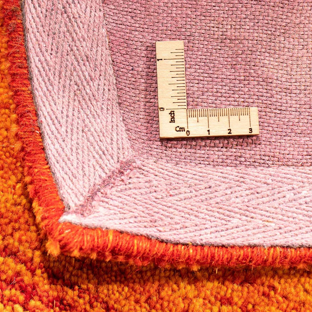 Wool Rug - 226 x 160 cm - orange