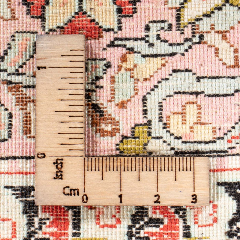 Runner Silk Rug - Chinese Silk - 200 x 104 cm - salmon