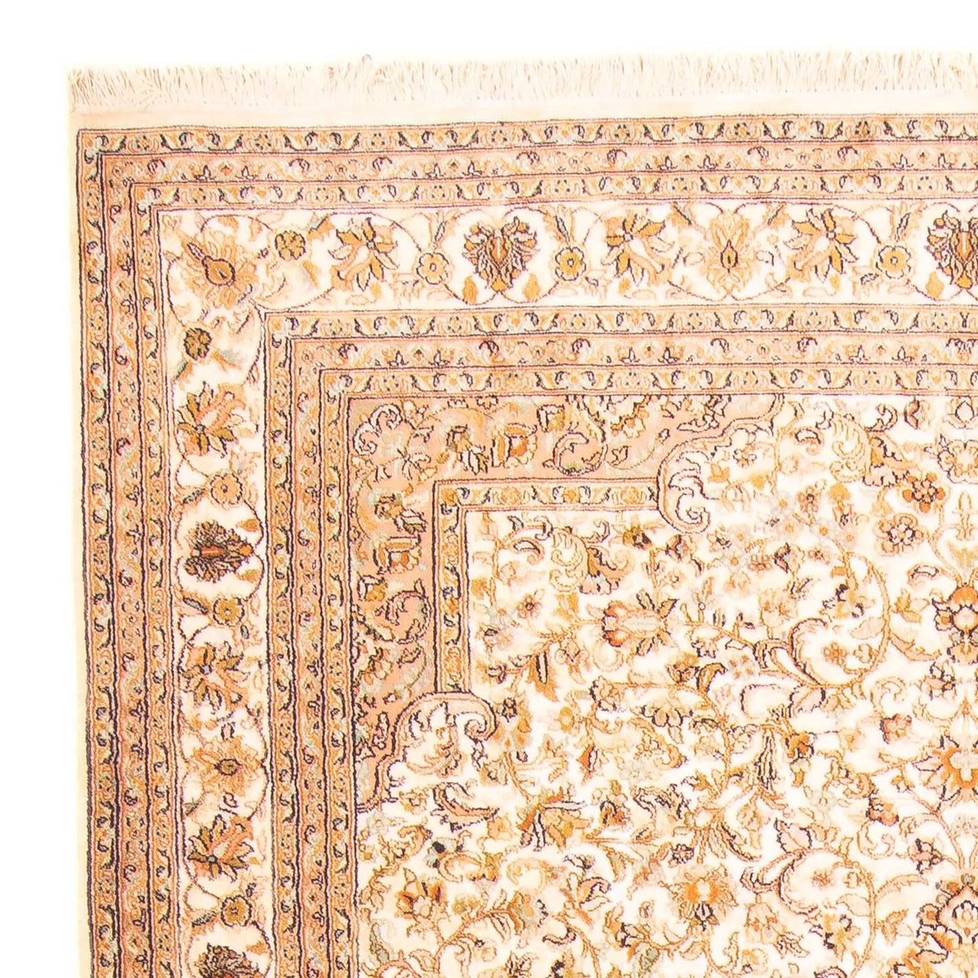 Kashmir Silk Rug 270x186cm - Oriental Rug