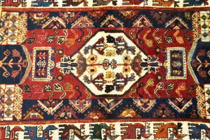 Perser Rug - Nomadic - 146 x 91 cm - red