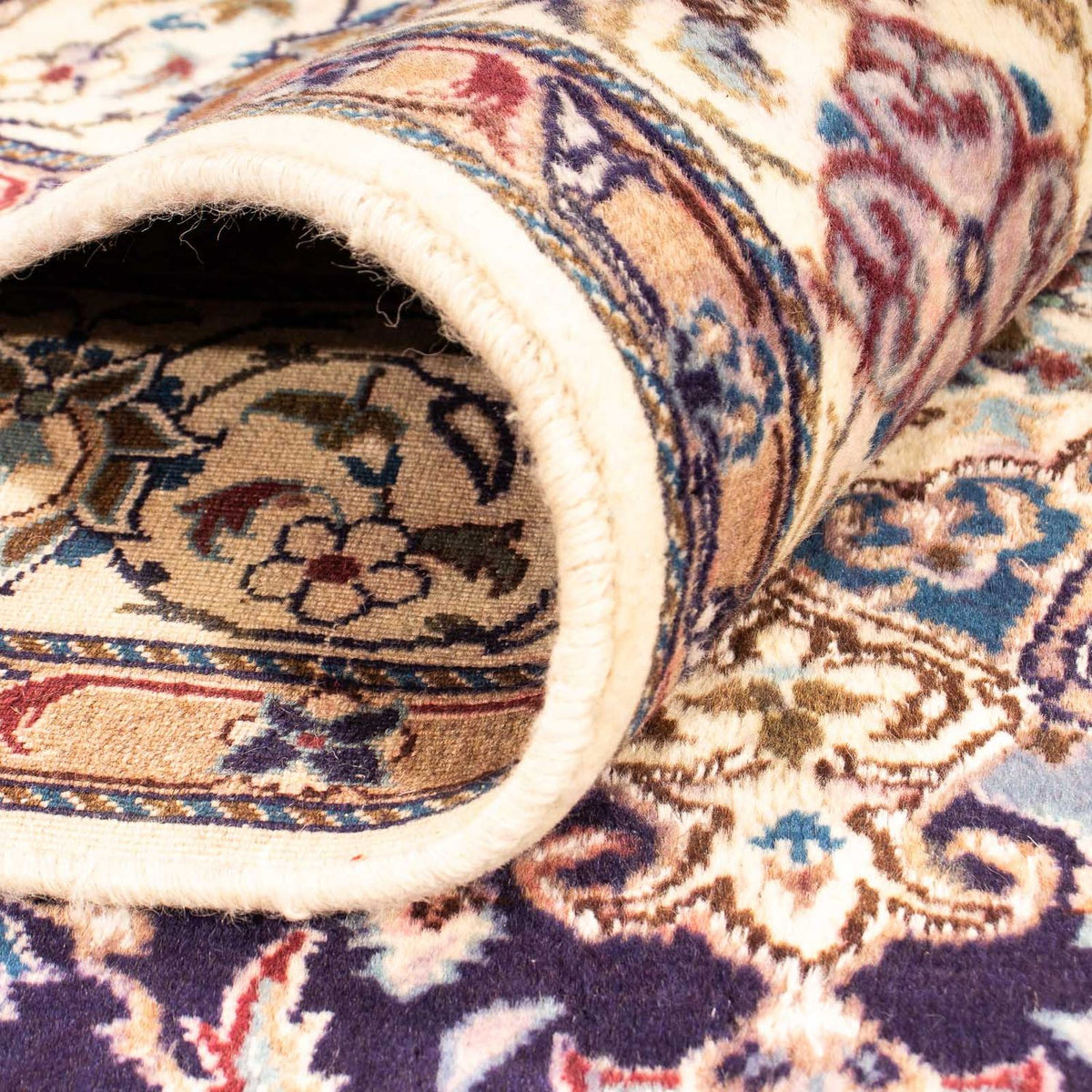 Perser Rug - Nain - Royal - 292 x 197 cm - dark blue