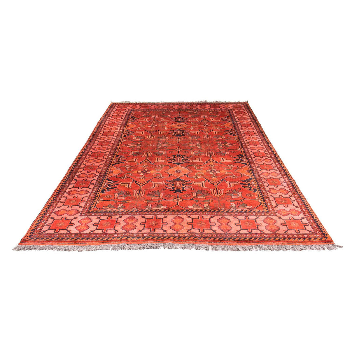 Afghan Rug - Hatschlu - 300 x 205 cm - light red