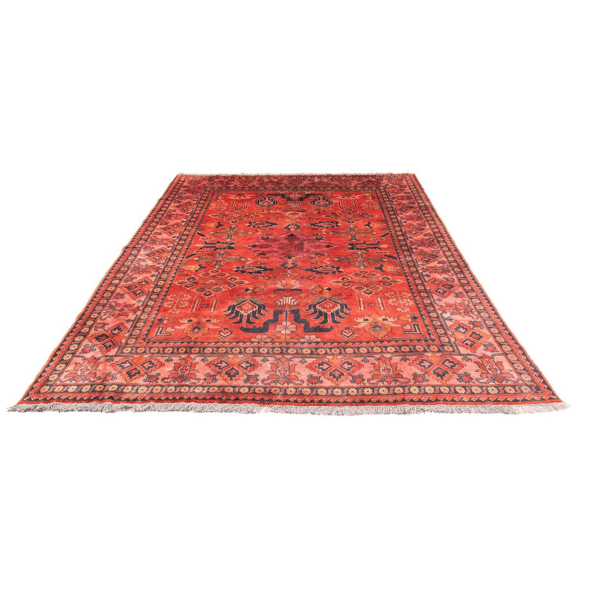 Afghan Rug - Hatschlu - 280 x 200 cm - light red