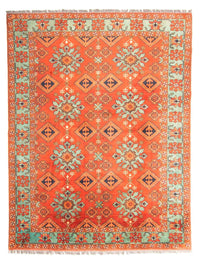 Afghan Rug - Hatschlu - 273 x 213 cm - light red