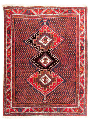 Perser Rug - Nomadic - 205 x 164 cm - red