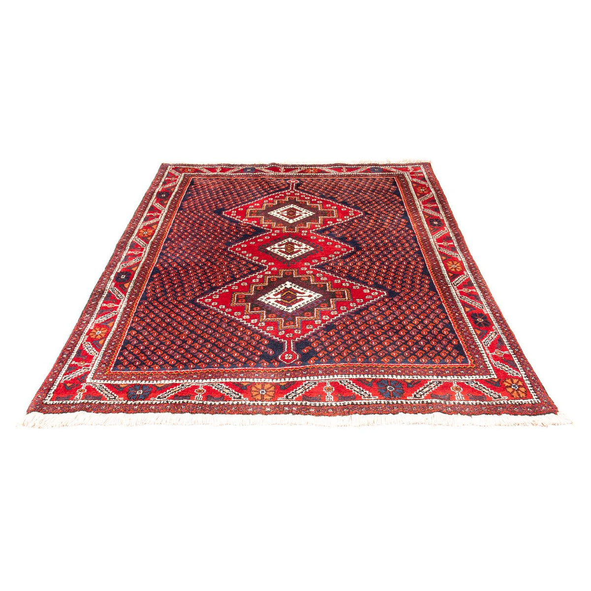 Perser Rug - Nomadic - 205 x 164 cm - red