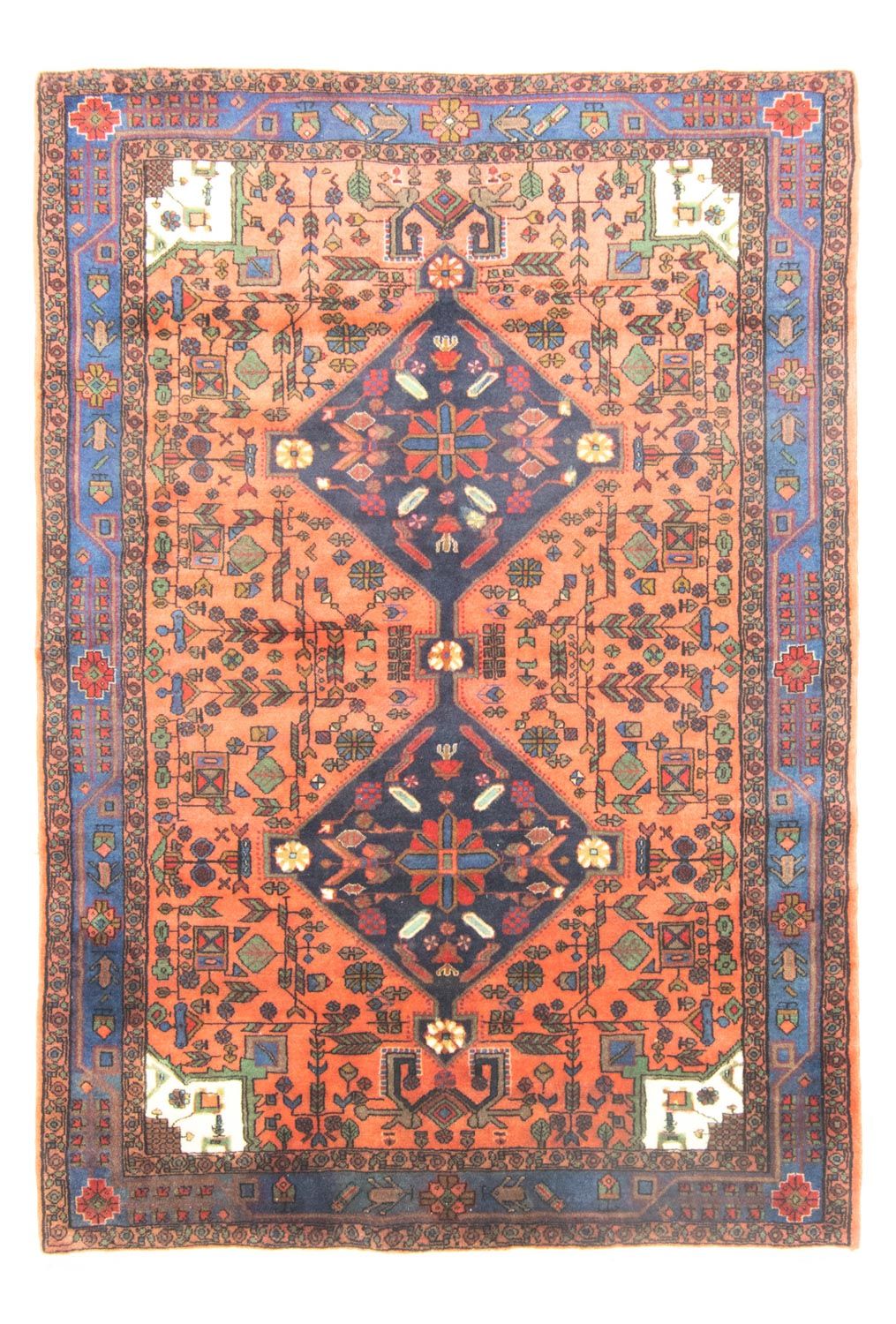 Perser Rug - Nomadic - 222 x 154 cm - orange