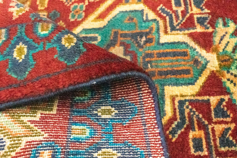 Turkaman Rug - 89 x 63 cm - red