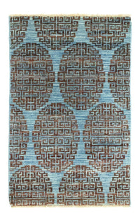 Designer Rug - 96 x 60 cm - blue
