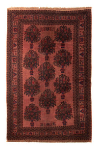 Afghan Rug - 303 x 200 cm - multicolored