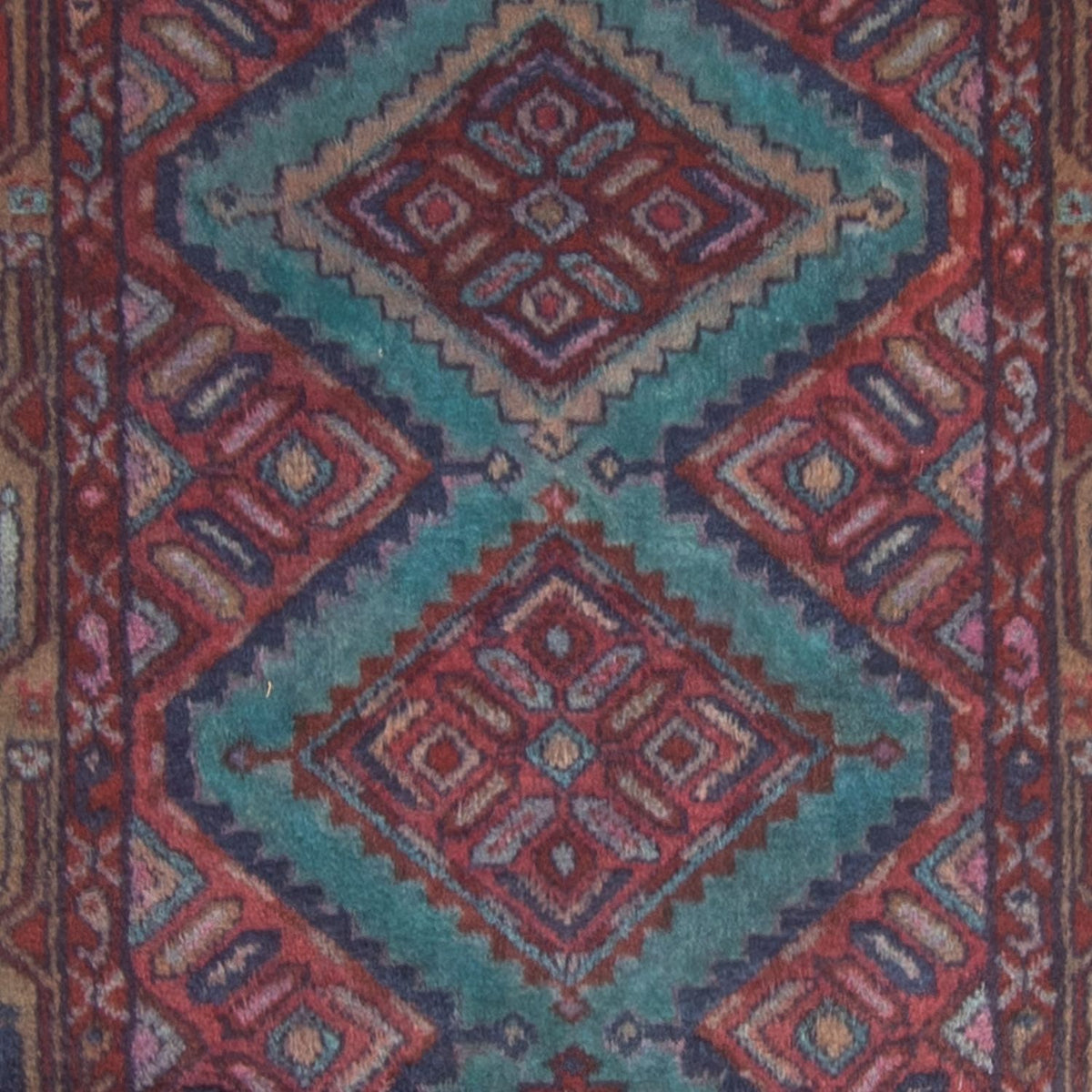 Runner Perser Rug - Nomadic - 281 x 89 cm - blue