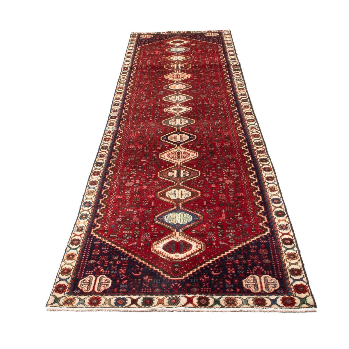Runner Perser Rug - Nomadic - 373 x 83 cm - rust