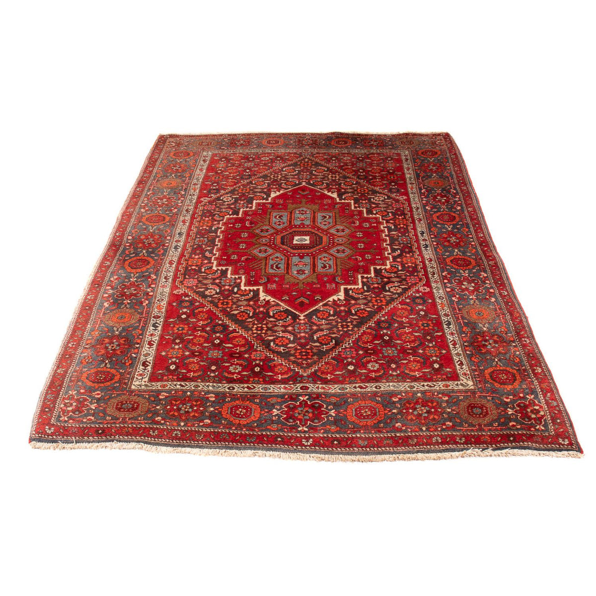 Perser Rug - Nomadic - 200 x 127 cm - red