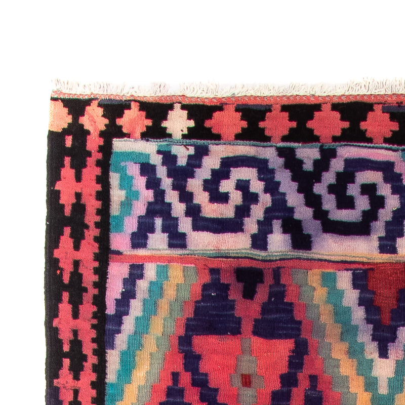 Runner Kelim Rug - Old - 330 x 135 cm - multicolored