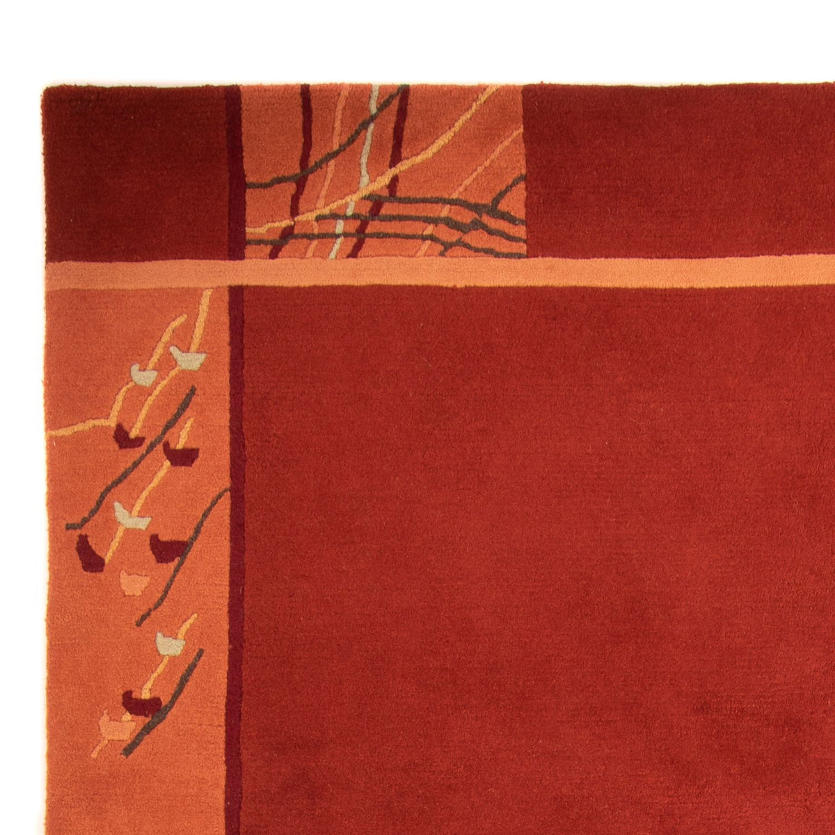 Nepal Rug - 293 x 205 cm - dark red