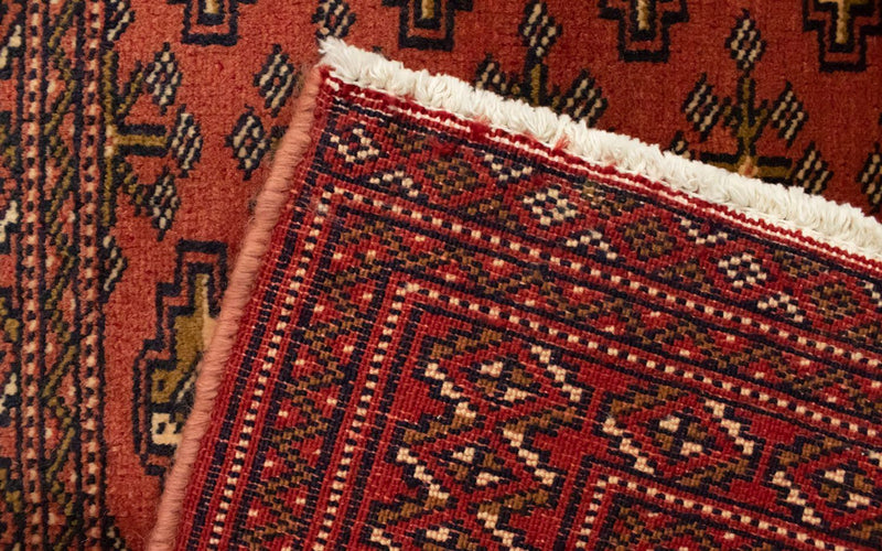 Turkaman Rug - 130 x 60 cm - red