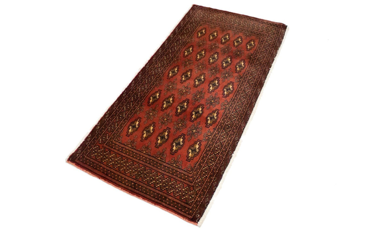Turkaman Rug - 130 x 60 cm - red