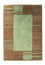 Wool Rug - 193 x 137 cm - green