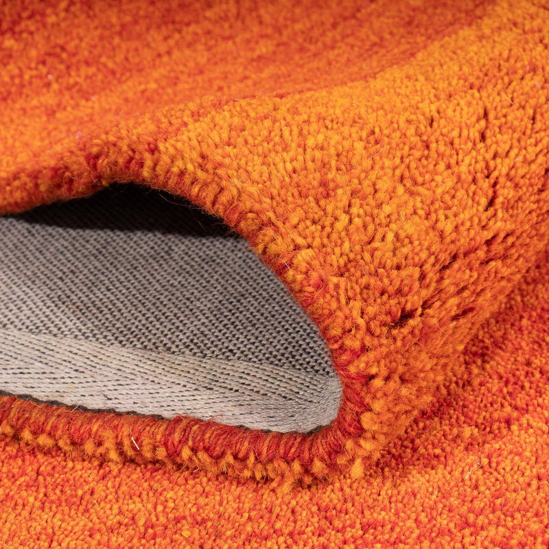 Wool Rug - 190 x 135 cm - orange