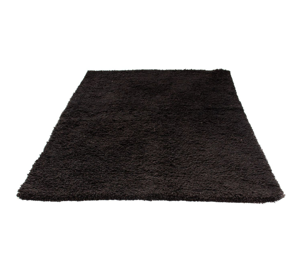 High-Pile Rug - 216 x 150 cm - black