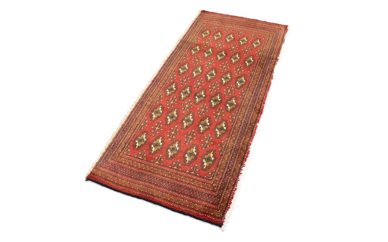 Turkaman Rug - 130 x 60 cm - red
