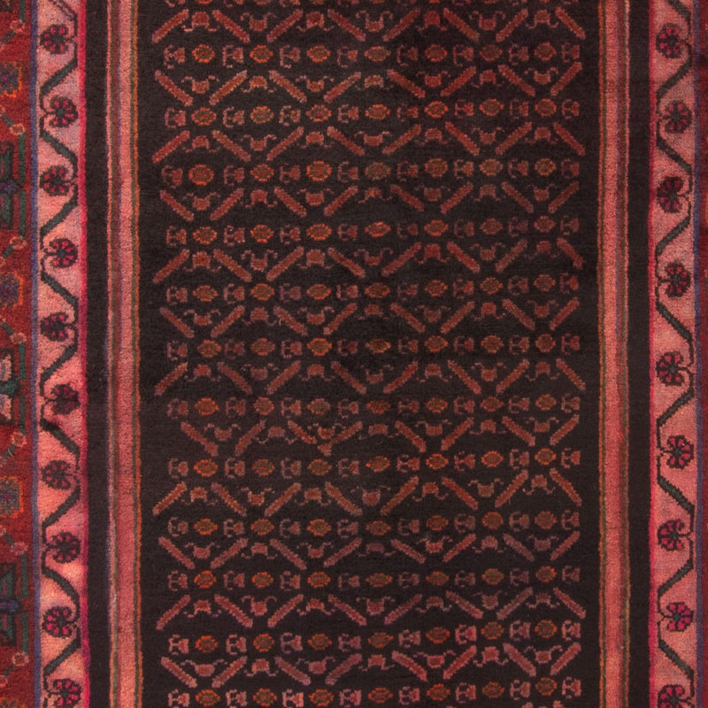 Perser Rug - Nomadic - 300 x 155 cm - dark red
