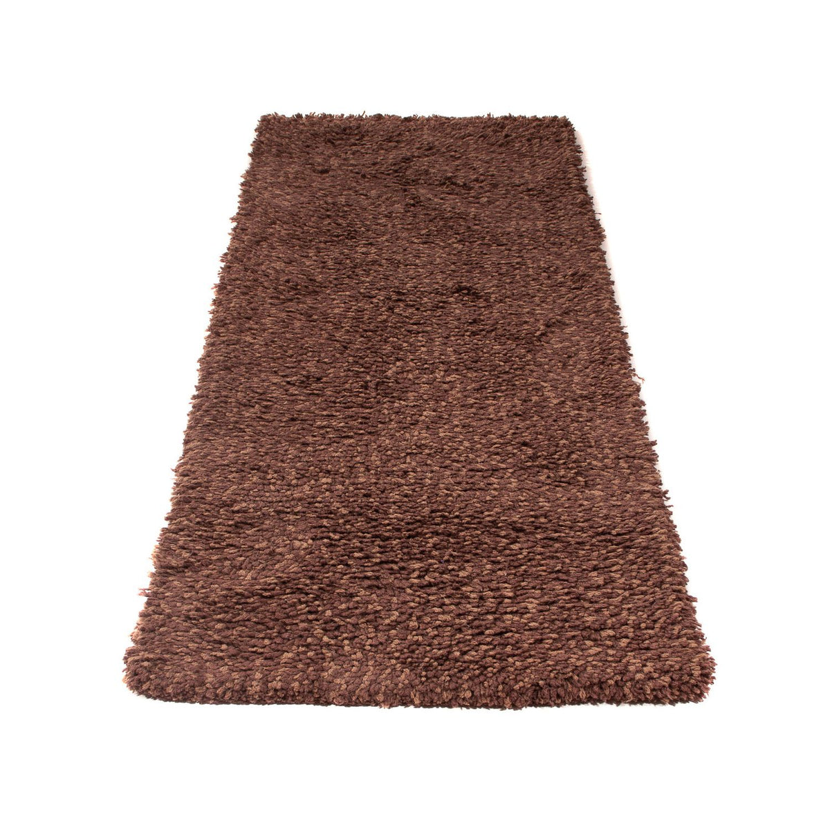 Runner High-Pile Rug - 198 x 70 cm - brown