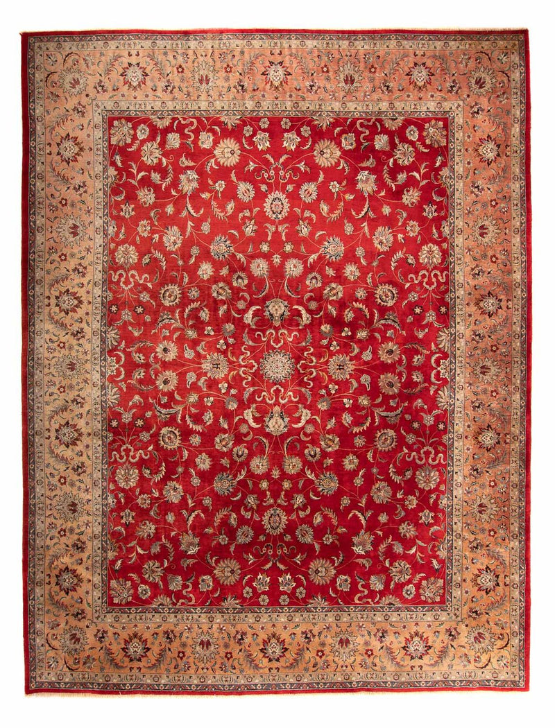 Oriental Rug - Tabriz - 363 x 280 cm - dark red