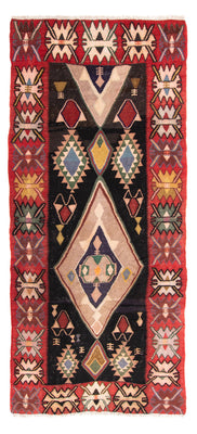 Runner Kelim Rug - Old - 300 x 150 cm - multicolored