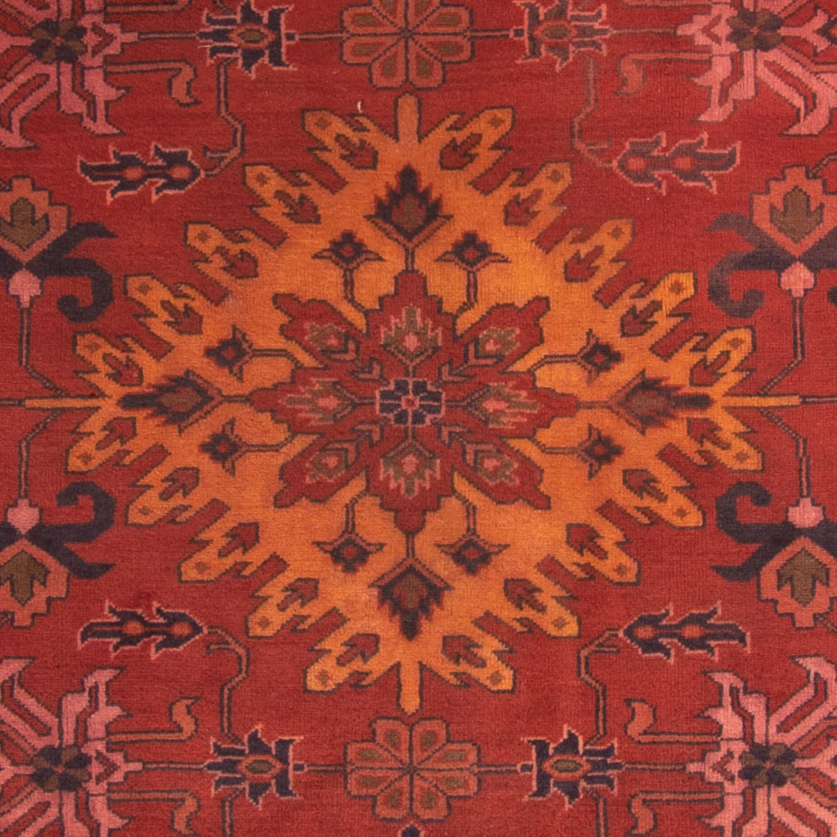 Afghan Rug - Hatschlu - 313 x 210 cm - dark red