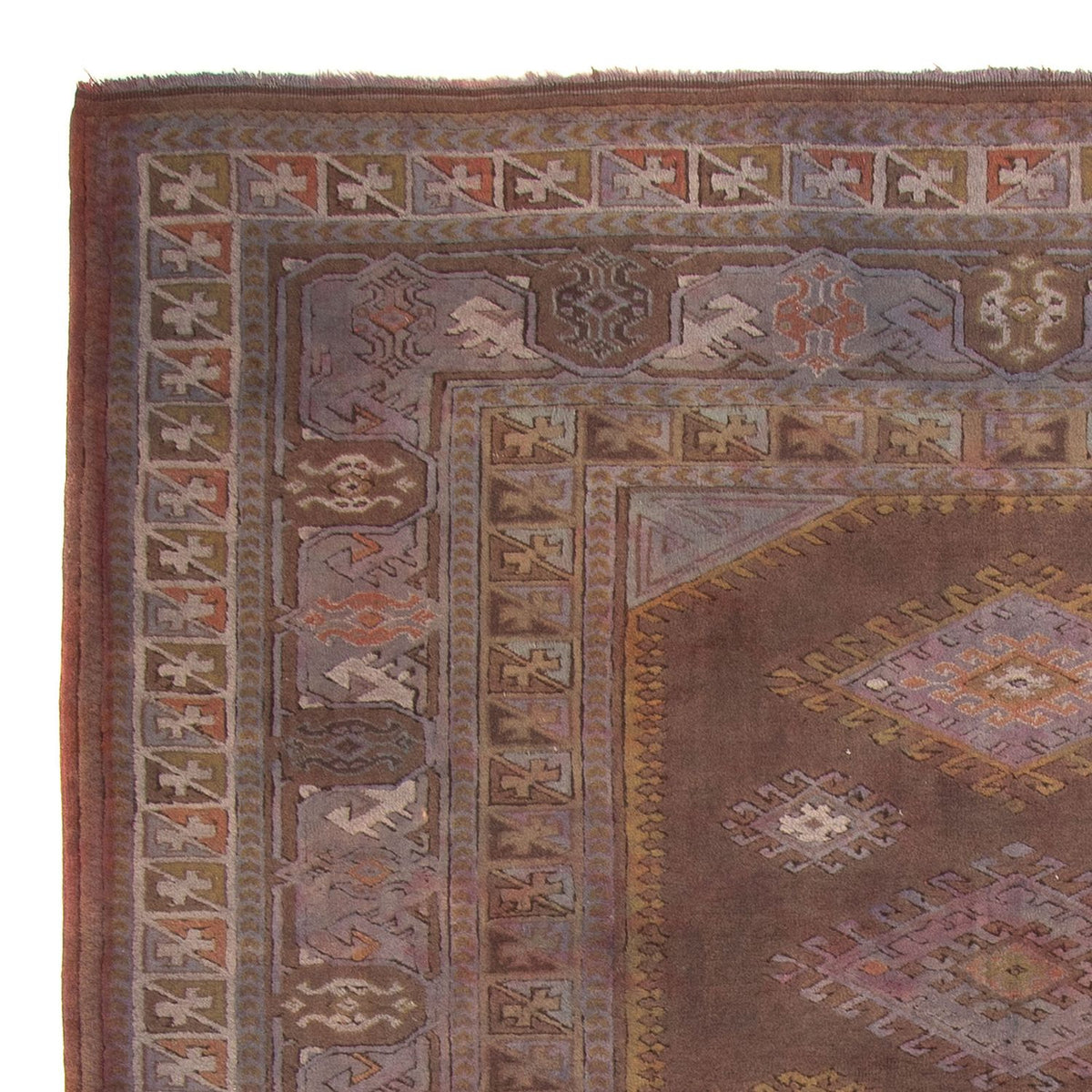 Pakistani Rug - 285 x 200 cm - dark brown