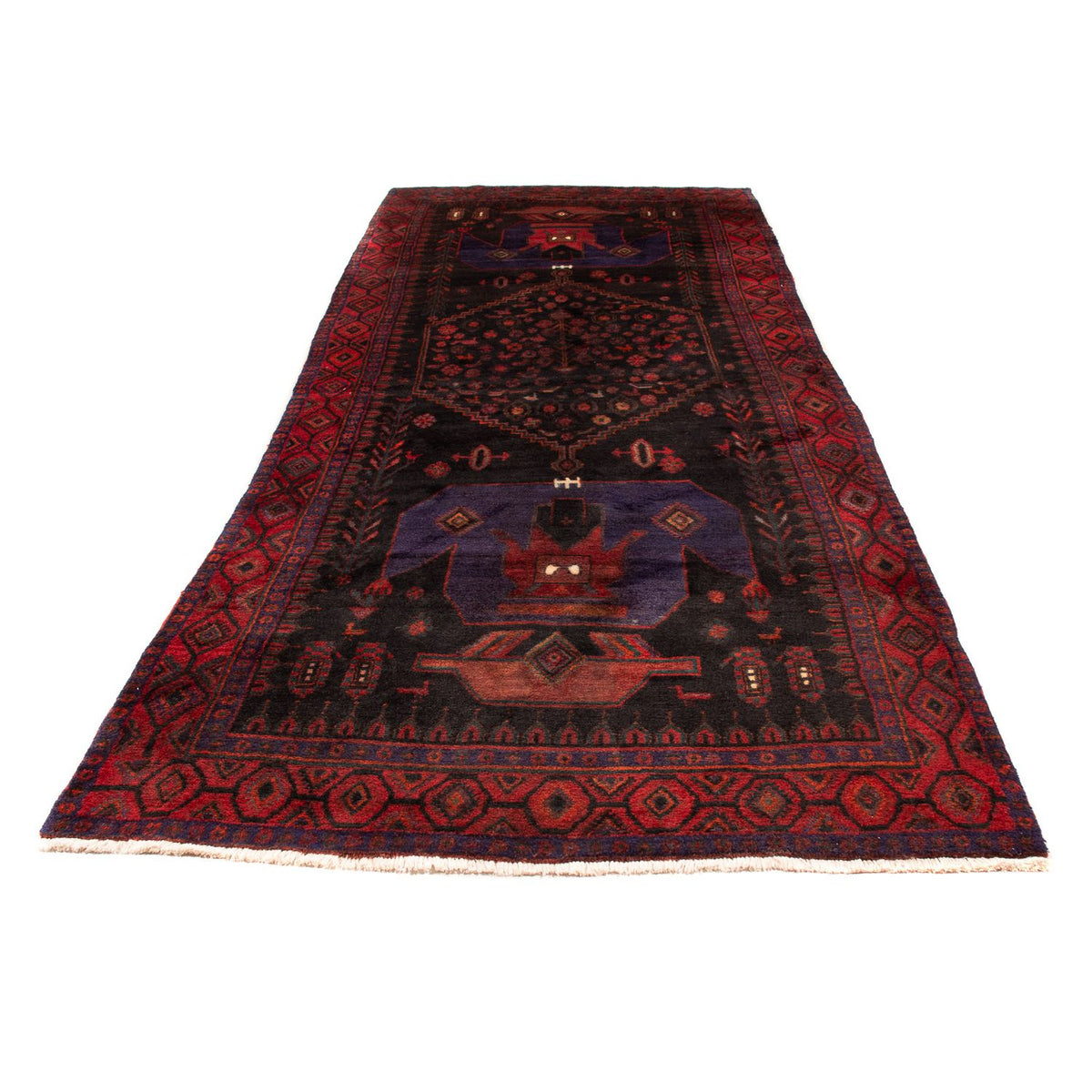 Runner Perser Rug - Nomadic - 380 x 146 cm - dark blue