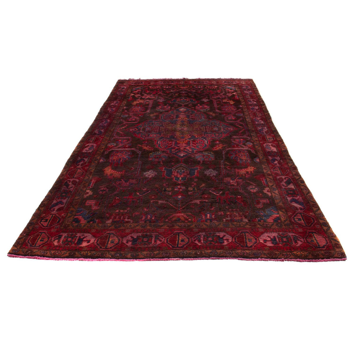 Perser Rug - Nomadic - 330 x 180 cm - dark red