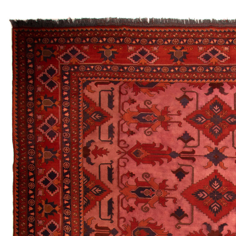Afghan Rug - Hatschlu - 396 x 306 cm - dark red