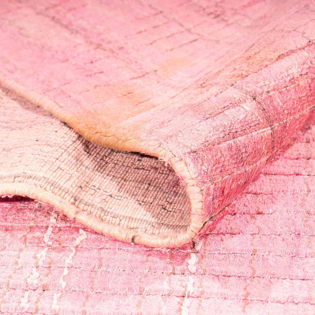 Viscose Rug - 306 x 230 cm - rose