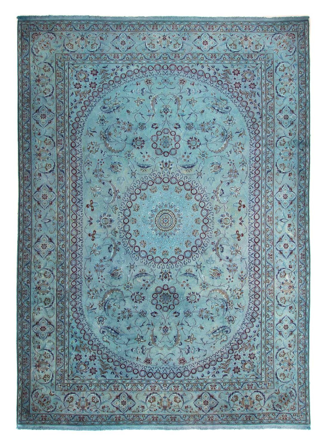 Perser Rug - Nain - Royal - 350 x 250 cm - light blue