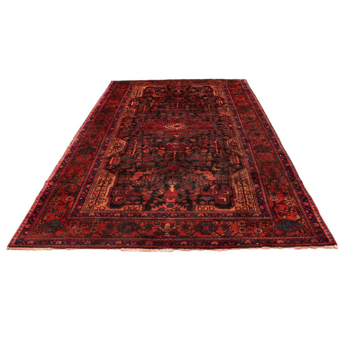 Perser Rug - Nomadic - 348 x 185 cm - dark red