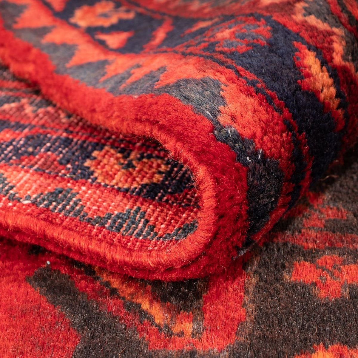 Perser Rug - Nomadic - 348 x 185 cm - dark red