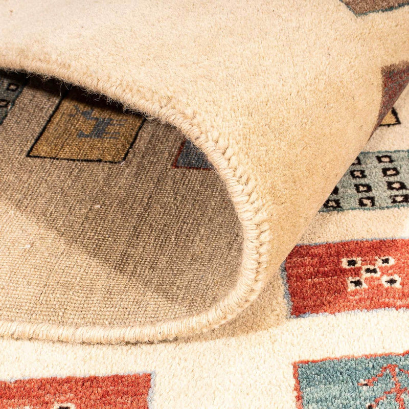 Gabbeh Rug - Loribaft Perser - 197 x 144 cm - light brown