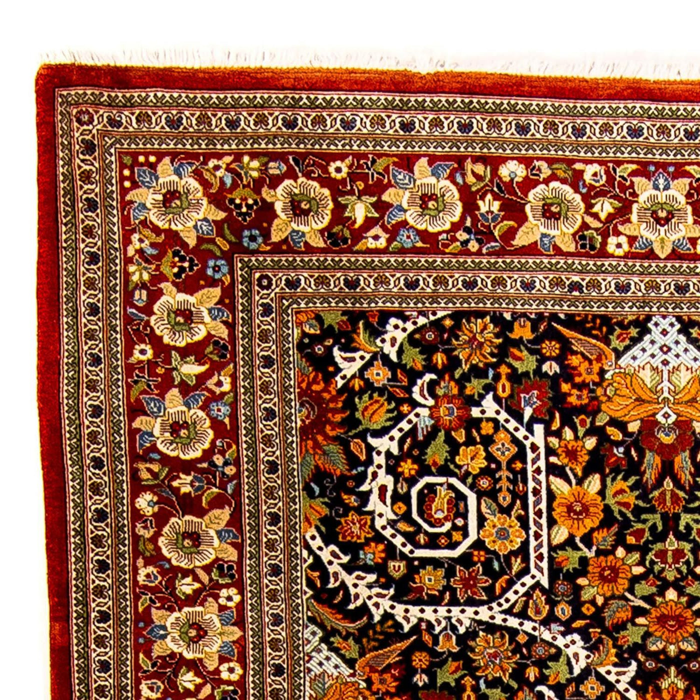 Qom Rug 216x116cm - Persian Rugs