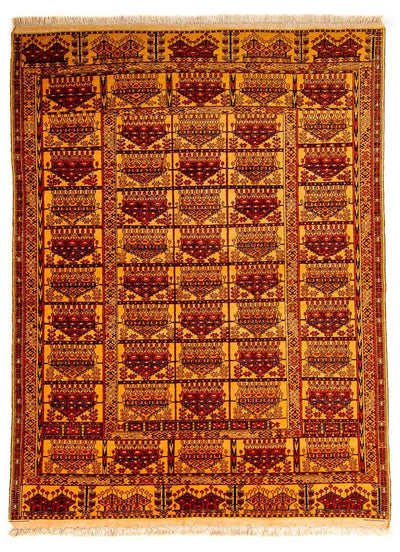 Afghan Silk Rug 126x173cm - Oriental Rug