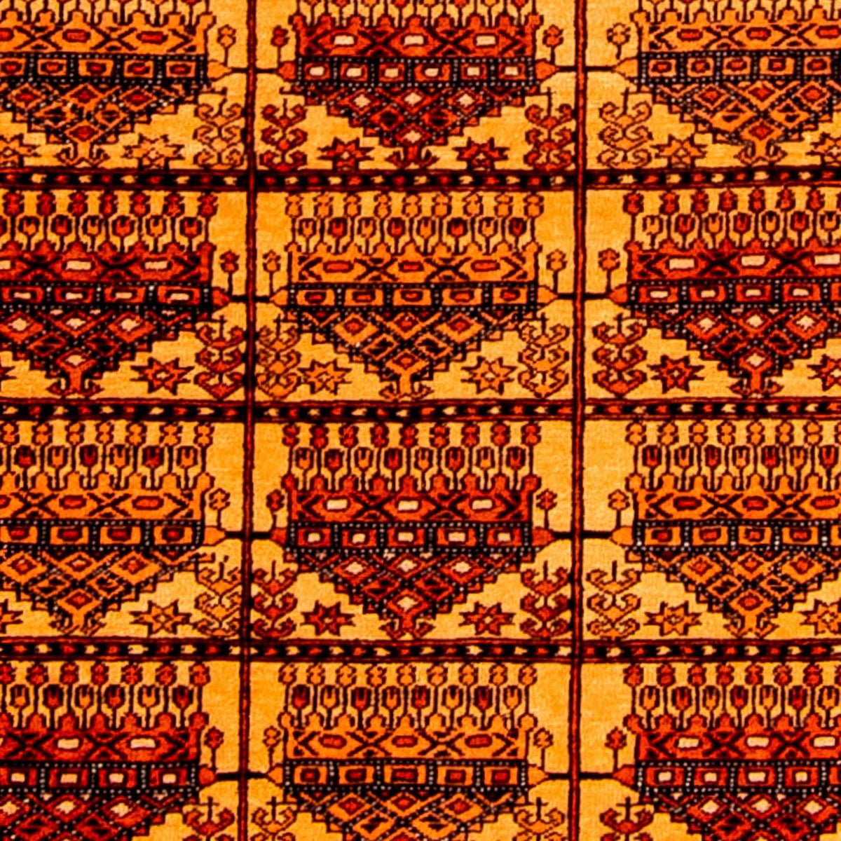 Silk Rug - Afghan Silk - 173 x 126 cm - gold