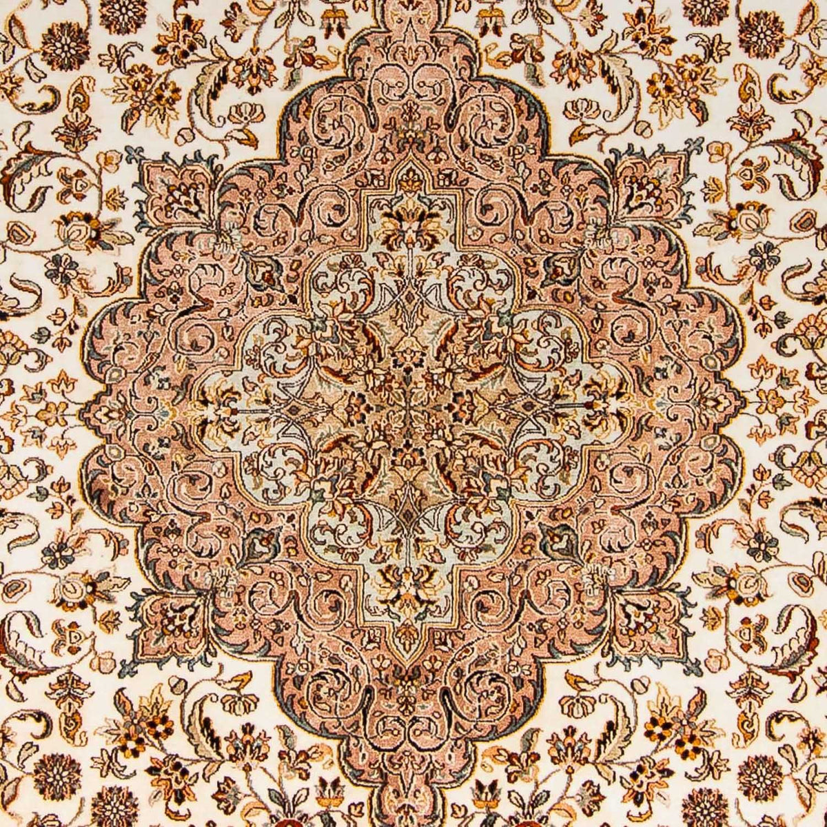 Silk Rug - Kashmir Silk - 307 x 243 cm - beige
