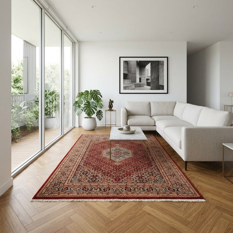 Indo Bidjar Rug 305x199cm - Oriental Rug