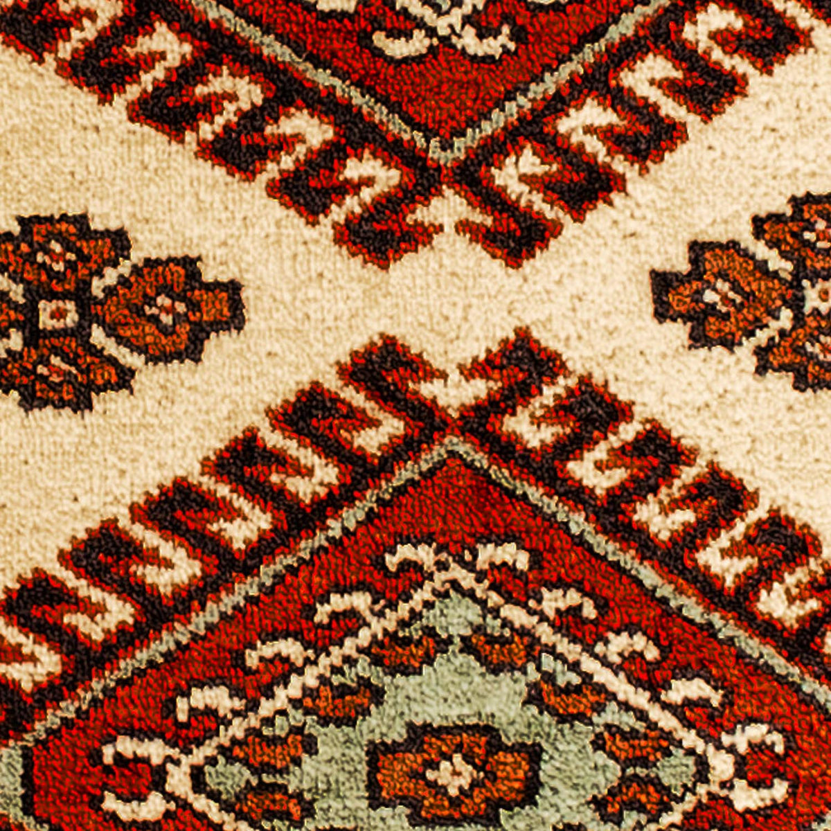 Turkaman Rug - 94 x 67 cm - beige