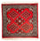 Pakistani Rug square  - 63 x 62 cm - red